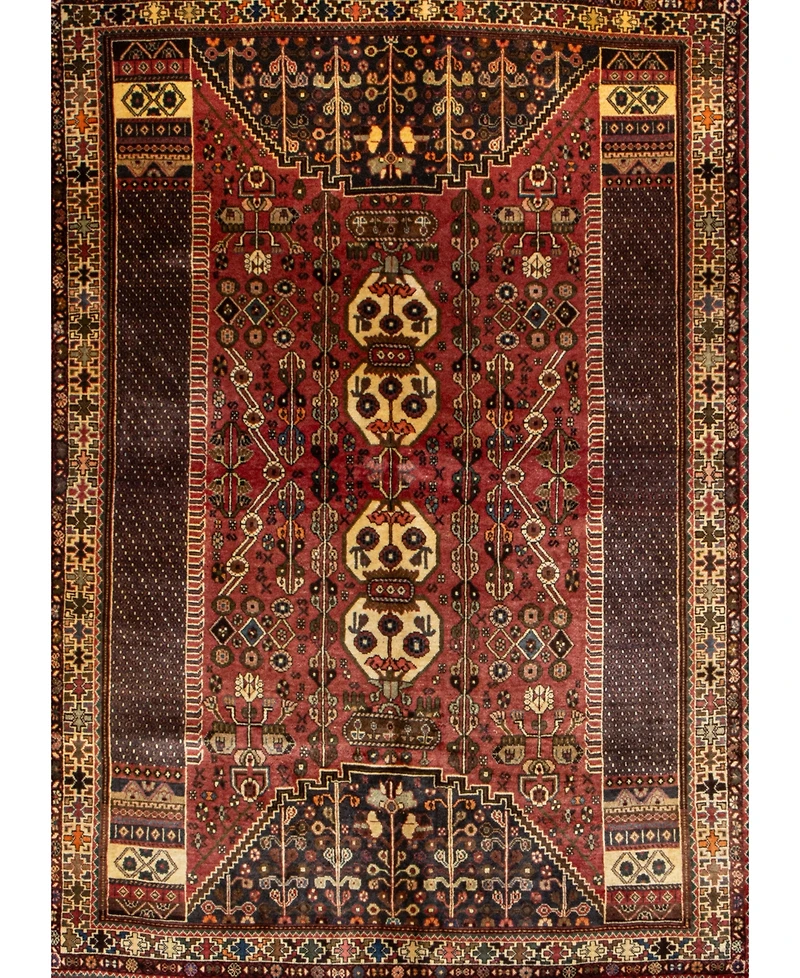 Bashian One of a Kind Kashkayi 6'1x8'5 Area Rug