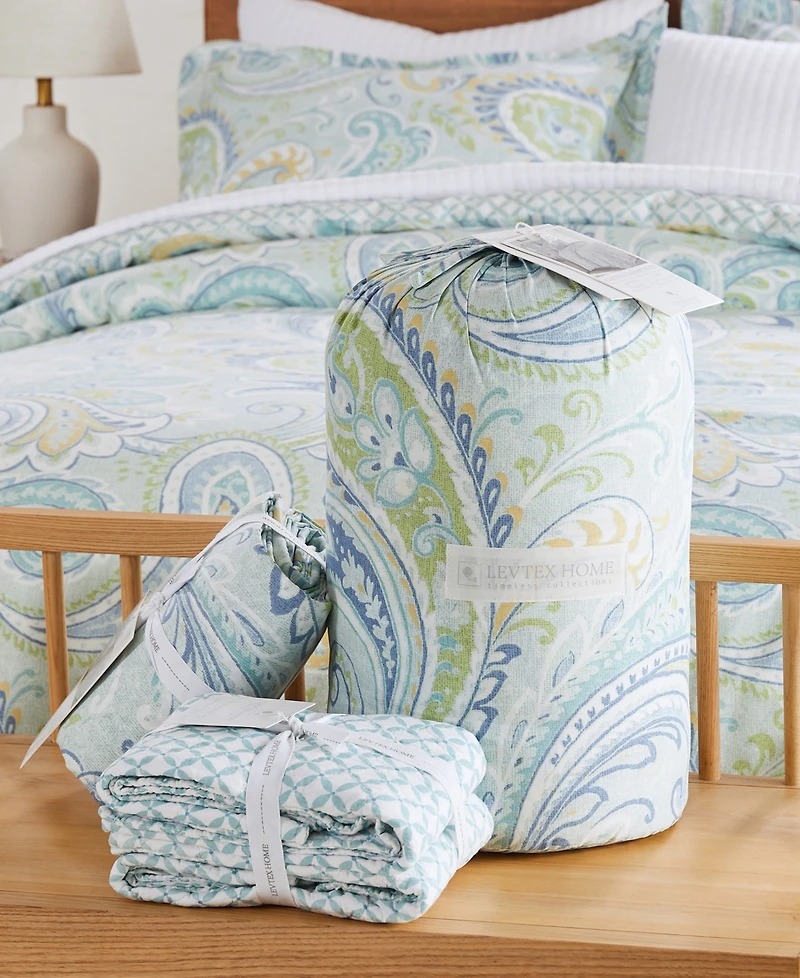Levtex Cortona Reversible 3-Pc. Comforter Set, Full/Queen