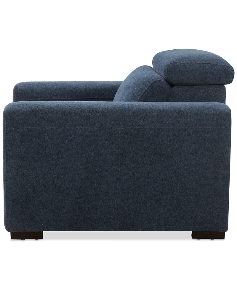 Nevio Fabric Power Headrest Recliner Chair