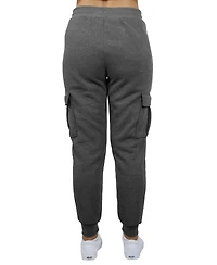 Carol Vee Women's Heavyweight Loose Fit Fleece-Lined Cargo Jogger Pants