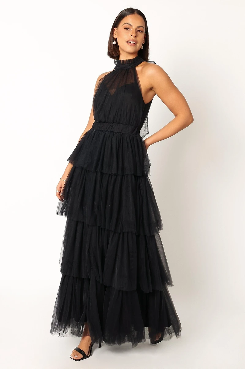 Women's Frances Halter neck Maxi Dress