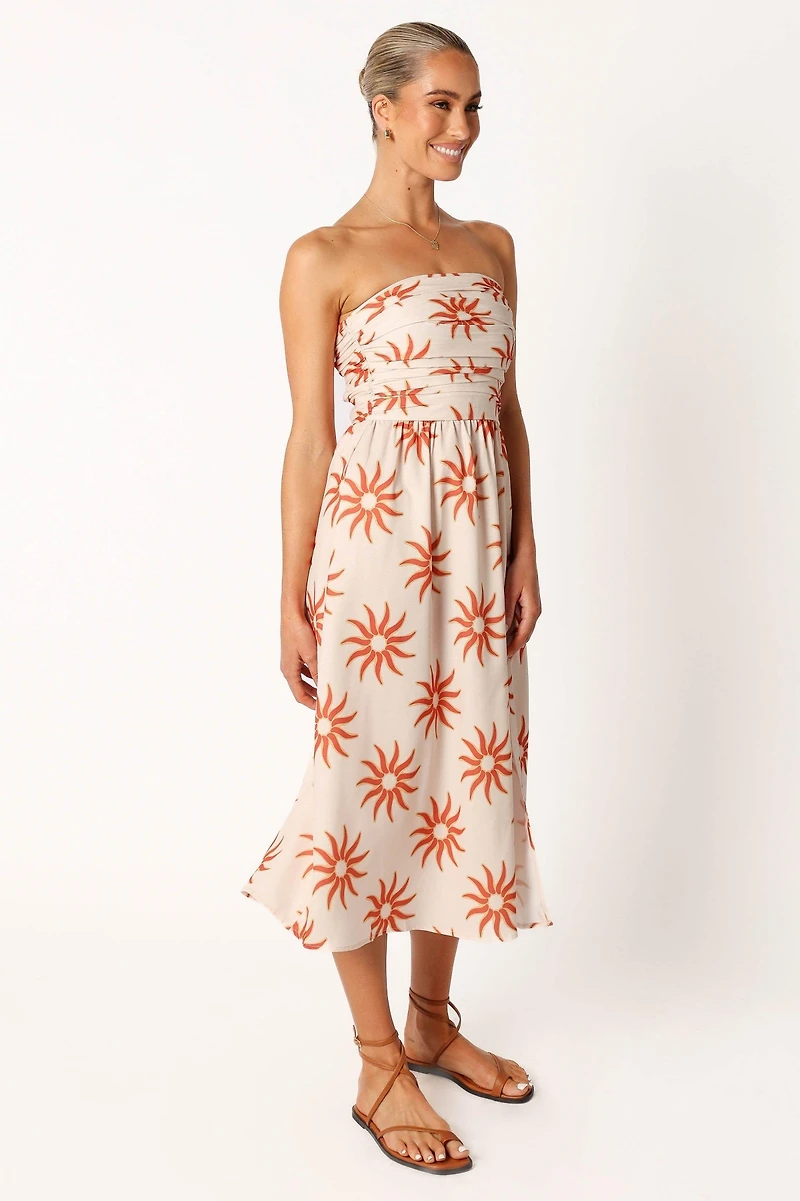 Ryder Strapless Midi Women's Dress