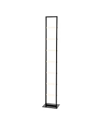 Jonathan Y Ivan 59.3" Minimalist Modern Iron Ladder Dimmable Integrated Led Floor Lamp, Black