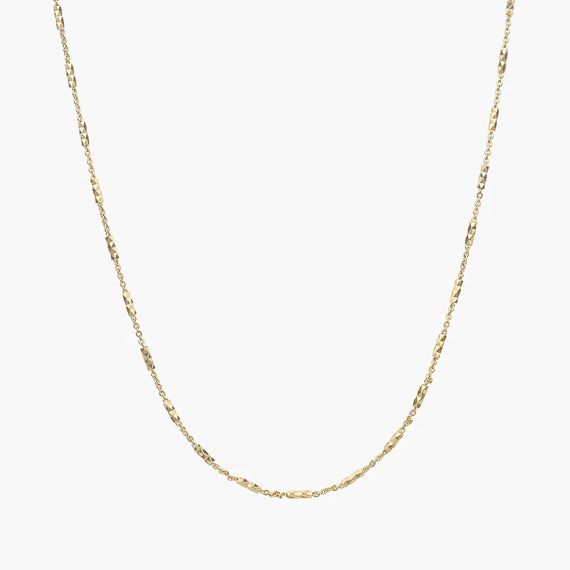 Sterling Silver 18k Gold Plated Juliana Basic Chain Necklace