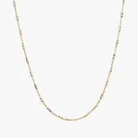 Sterling Silver 18k Gold Plated Juliana Basic Chain Necklace