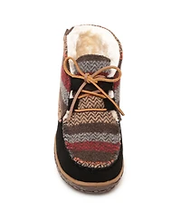 Minnetonka Women's Torrey Lace-up Slipper Booties