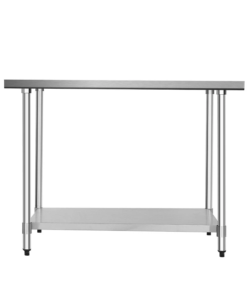 Sugift 30 x 48 Inch Stainless Steel Table Commercial Kitchen Worktable