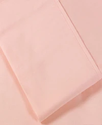 Superior Cotton Percale 300 Thread Count Solid Lightweight Pillowcase Set, Standard