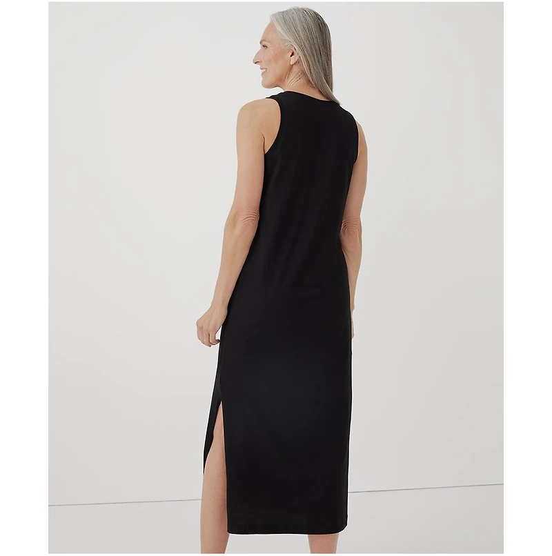 Pact Women's Organic Cotton Softspun Tank Midi Dress