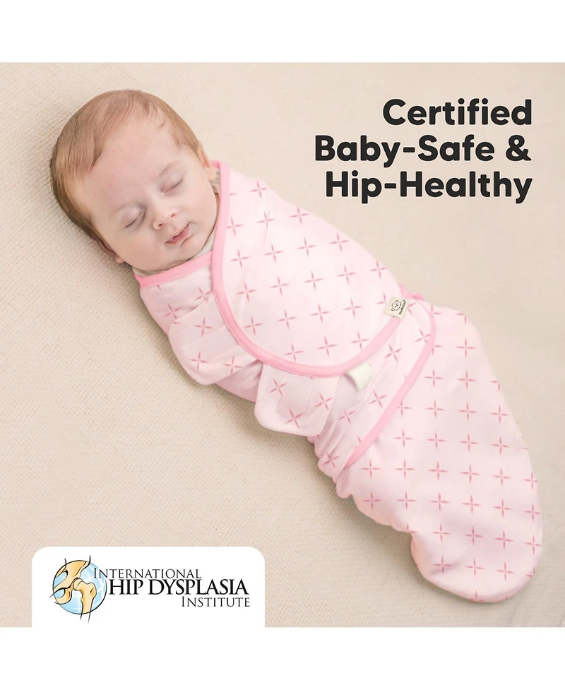 KeaBabies 3pk Soothe Zippy Baby Swaddles 0-6 Months, Newborn Sleep Sacks, Zipper Swaddle, Wearable Swaddle Blanket