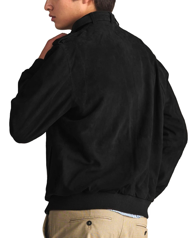 Members Only Men's Soft Suede Leather Iconic Jacket