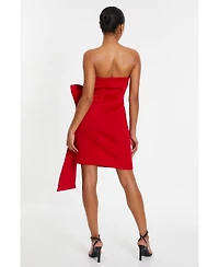 Quiz Women's Bow Detail Bodycon Dress