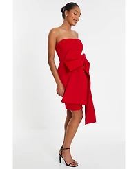 Quiz Women's Bow Detail Bodycon Dress