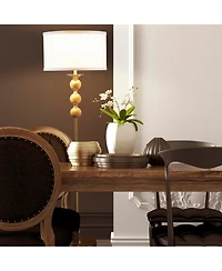 Riley 60" Led Floor Lamp with Drum Shade