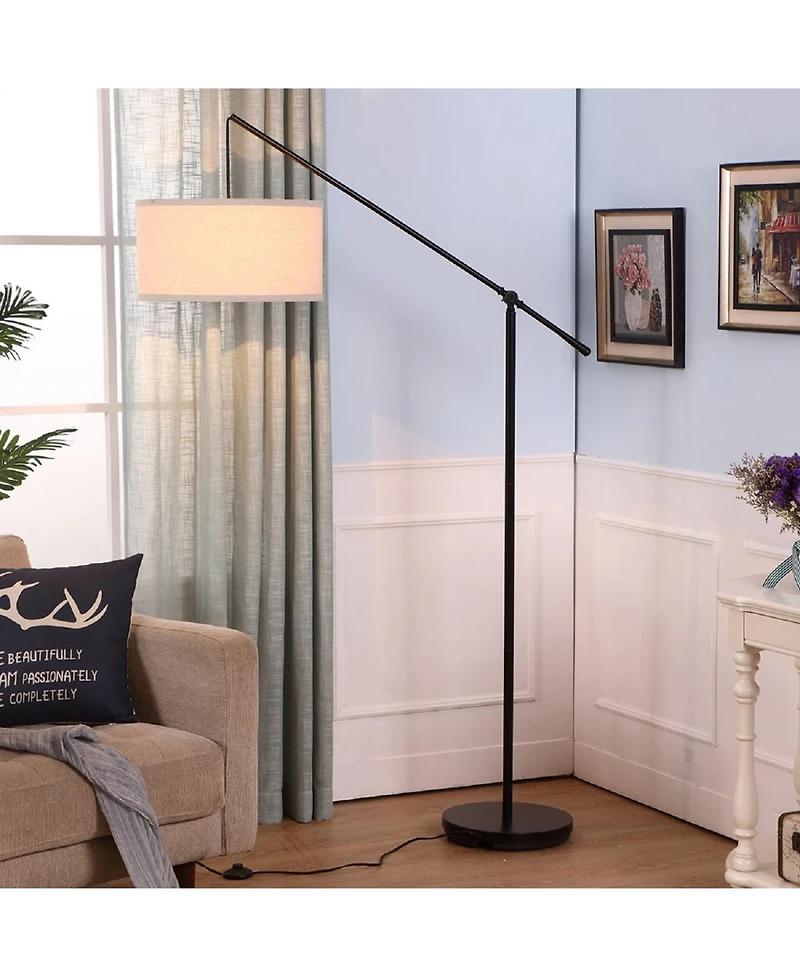 Hudson 70" Led Arc Floor Lamp with Adjustable Height