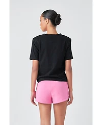 Grey Lab Women's Power Shoulder T-shirts