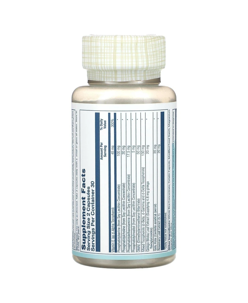 Solaray Phosphatidylserine Plus - 60 Capsules