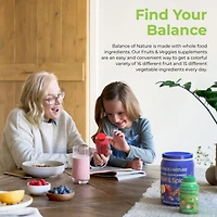 Balance of Nature Whole Health System - Whole Food Fruits & Veggies and Fiber & Spice Supplements