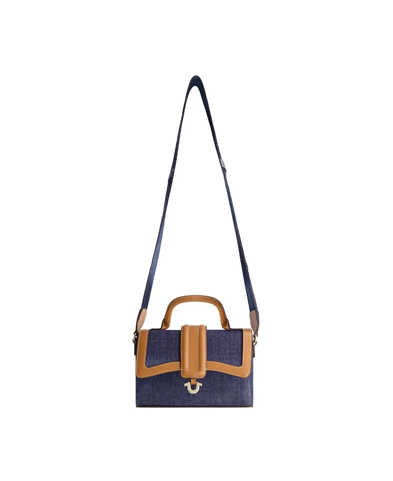 True Religion Mini Denim Satchel