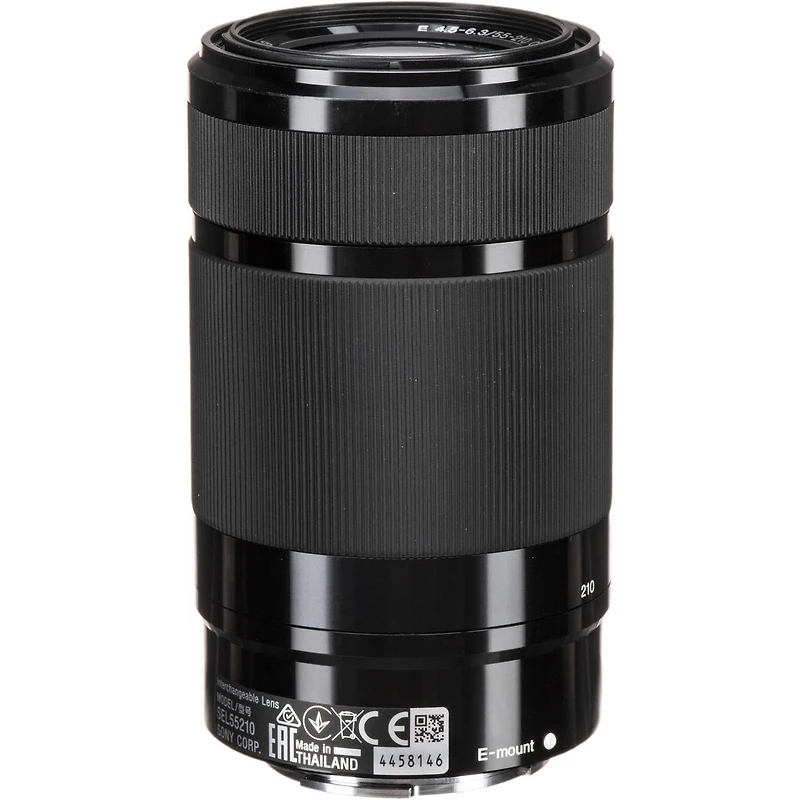 Sony E 55-210mm f/4.5-6.3 Oss Lens for Sony E, Black