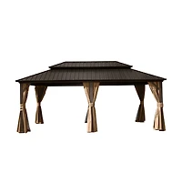 Streamdale Furniture 12'x18' Hardtop Aluminum Gazebo