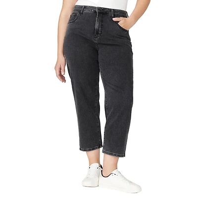 Eloquii Plus The Naomi Comfort Stretch Straight Leg Jean Crop