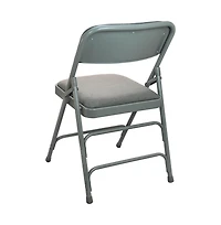 Emma+Oliver 2-Pack Advantage Padded Metal Folding Chair - Fabric Seat