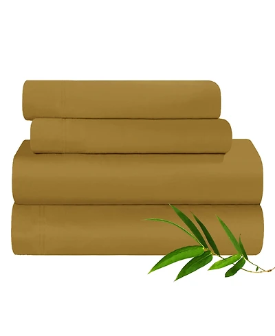 Superior 300-tc Rayon from Bamboo Deep Pocket Sheet Set, Queen