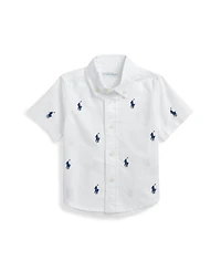Polo Ralph Lauren Baby Boys Pony Oxford Short-Sleeve Shirt