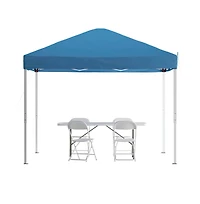 Outdoor Event/Tailgate Set With Pop Up Event Canopy Carry Bag