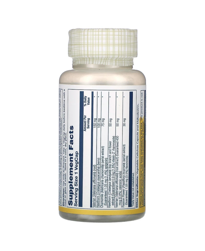 Solaray Eurocalm with Valerian - 60 VegCaps