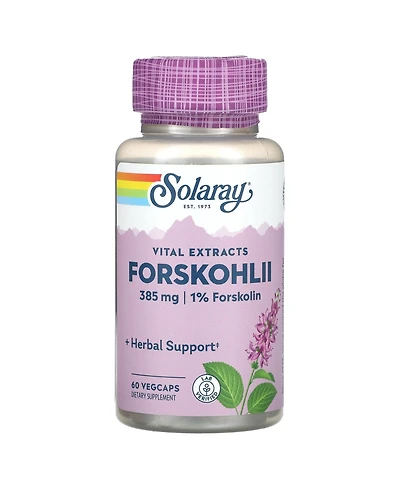 Solaray Vital Extracts Forskohlii 385 mg - 60 VegCaps