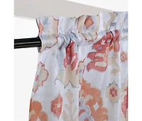 Kate Aurora Country Living Farmhouse 3 Pc Solid Cafe Kitchen Curtain Tier & Tucked Valance Set