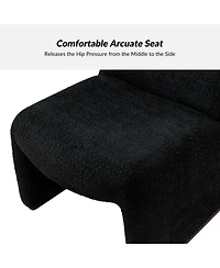 Hulala Home Roberto Mid-century Side Chair with Hardwood Legs