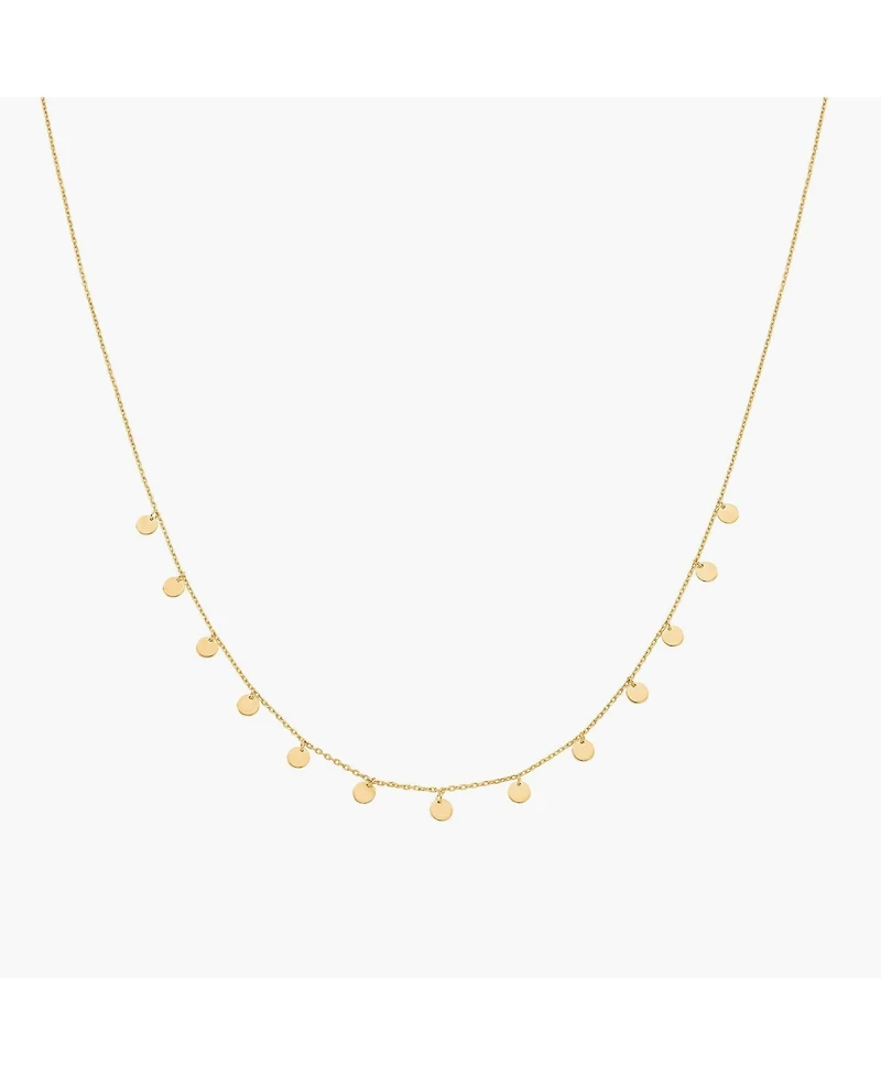 Bearfruit Jewelry Sterling Silver 18k Gold Plated Katy Small Charms Necklace