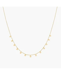 Bearfruit Jewelry Sterling Silver 18k Gold Plated Katy Small Charms Necklace