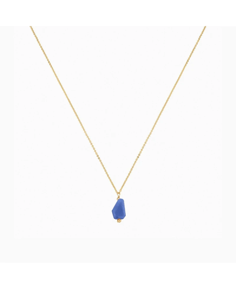 Yvette Natural Stone Necklace, Dainty, Colorful, Gift
