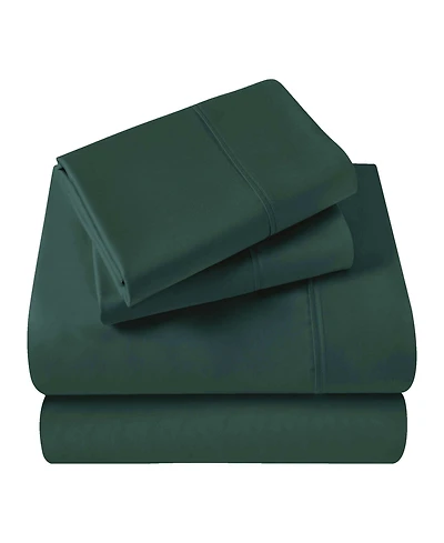 Superior Egyptian Cotton 400 Thread Count Solid Deep Pocket Sheet Set
