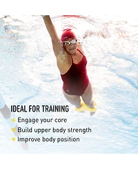 Finis Ankle Buoy - Swim Buoy to Improve Upper Body and Core Strength - Pool Buoy for Swim Gear - Competitive Swim Training Equipment