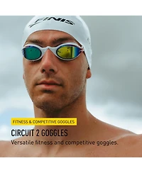 Finis Circuit2 Goggle Red-Yellow Mirror
