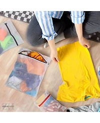 Large Reusable 3 pack Mesh Laundry Bags for Delicates and Washing Machine