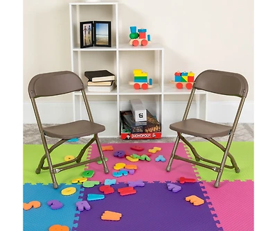 10 Pack Kids Plastic Folding Chair Daycare Home School Furniture