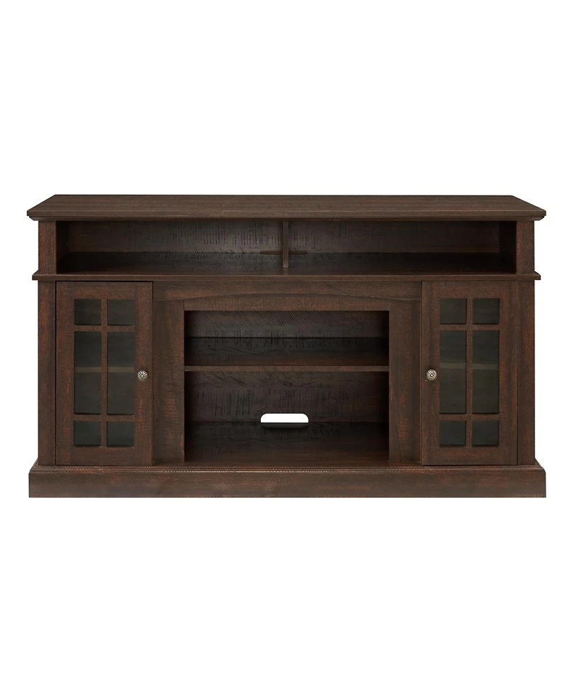 Streamdale Modern 65" Tv Stand with Open/Closed Storage, Espresso