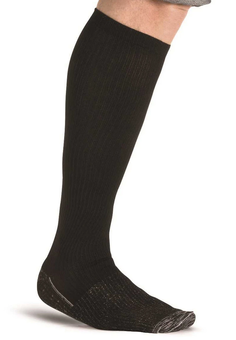 KingSize Men's Over-The-Calf Compression Silver Socks