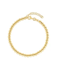 The Lovery Small Gold Ball Bead Bracelet 14K Gold