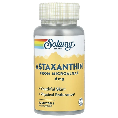 Solaray Astaxanthin 4 mg - 60 Softgels