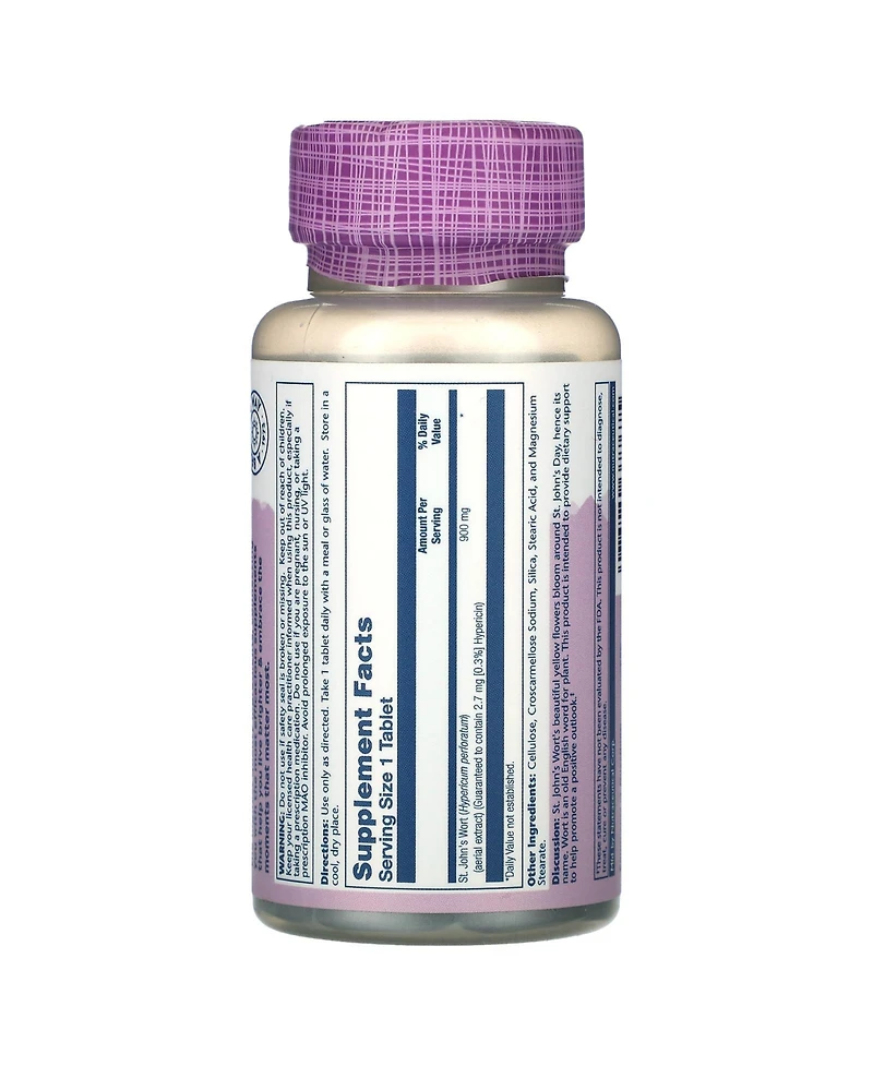 Solaray Vital Extracts St. John's Wort 900 mg - 30 Tablets