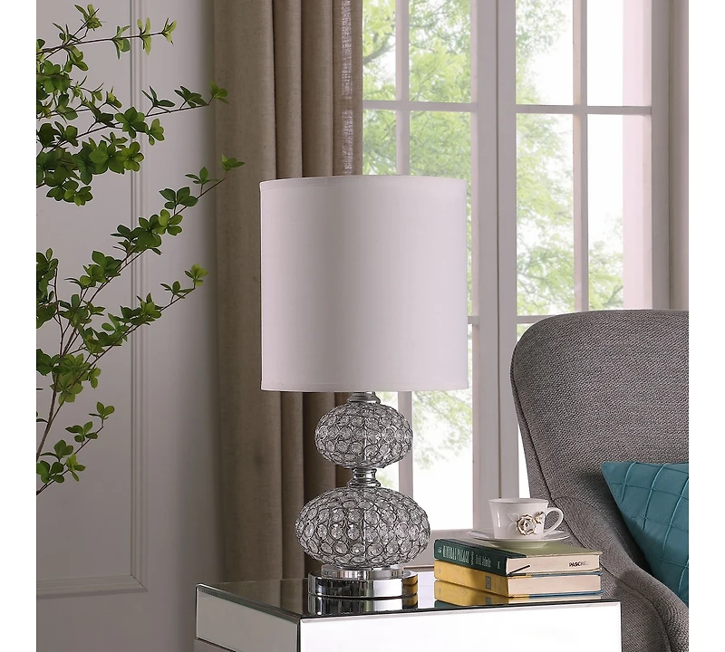 Streamdale 24" Mod Crystal Inspired Retro Table Lamp