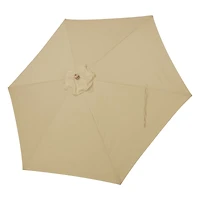 9FT Patio Umbrella Replacement Canopy 6 Rib Outdoor Yard Deck Cover Top