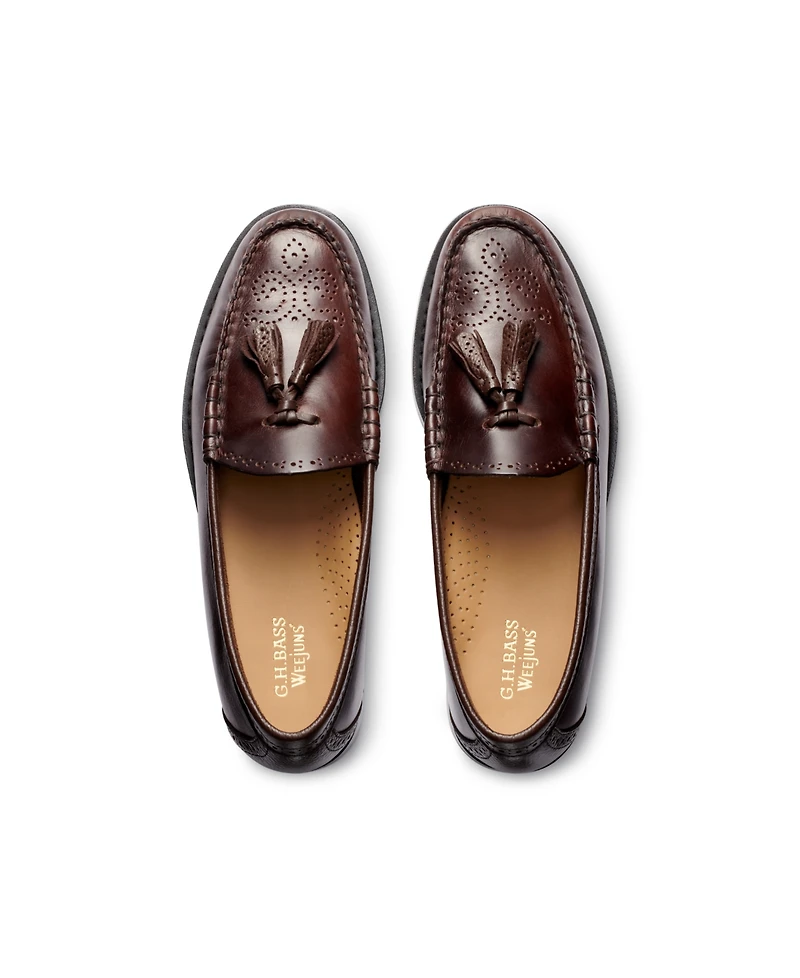 G.h.bass Men's Larkin Tassel Brogue Weejuns Loafers
